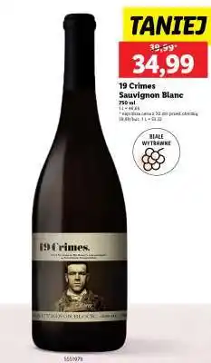 Lidl 19 Crimes Sauvignon Blanc oferta