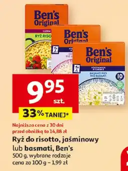 Auchan Ryż do risotto, jaśminowy lub basmati Ben's oferta