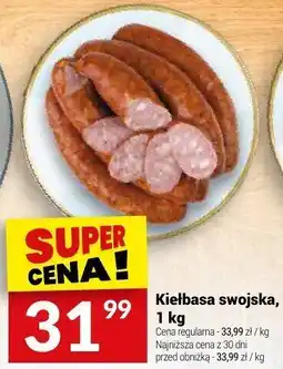 Twój Market Kiełbasa swojska, 1 kg Białecki oferta