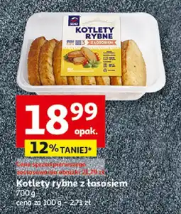 Auchan Kotlety rybne z łososiem Auchan oferta