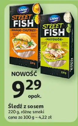 Auchan Śledź z sosem Lisner oferta