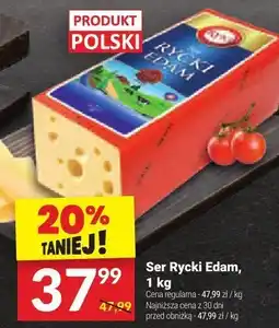 Twój Market Ser Rycki Edam, 1 kg oferta