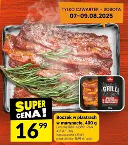 Twój Market Mięso boczek w plastrach w marynacie Twój Market oferta