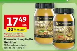 Auchan Krem orzechowy Go On Nutrition oferta