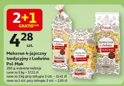 Auchan Makaron 4-jajeczny tradycyjny z Ludwina Pol-Mak oferta