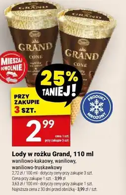 Twój Market Lody w rożku Grand oferta