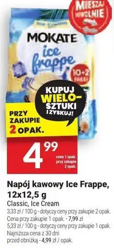 Napój kawowy Ice Frappe Mokate