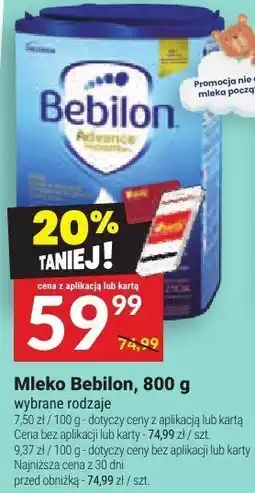 Twój Market Mleko Bebilon oferta