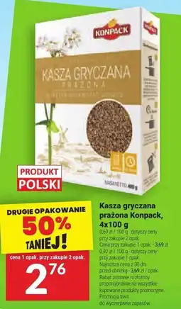 Twój Market Kasza gryczana prażona Konpack oferta