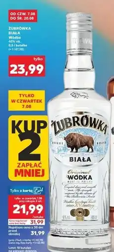 Kaufland Wódka Żubrówka Biała oferta