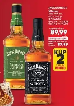 Kaufland Whiskey Jack Daniel's Tennessee Apple oferta
