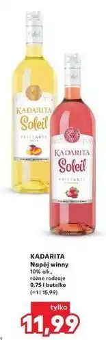 Kaufland Wino Kadarita Soleil Frizzante Strawberry oferta