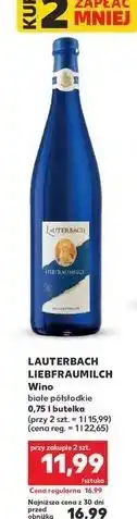 Kaufland Wino Lauterbach Liebfraumilch oferta