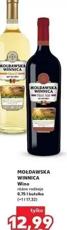 Kaufland Wino półsłodkie Mołdawska Winnica Pinot Noir oferta