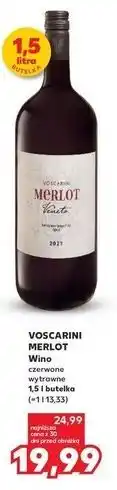 Kaufland Wino Voscarini Merlot oferta