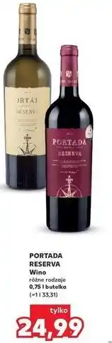 Kaufland Wino Portada Reserva Dry oferta