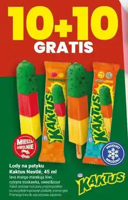 Twój Market Lody na patyku Kaktus nestle oferta