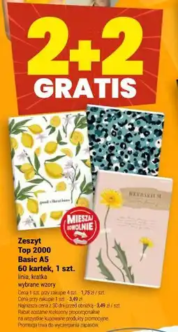 Twój Market Zeszyt A5 60 kartek oferta