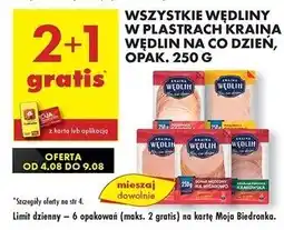 Biedronka Kiełbasa krakowska parzona Kraina Wędlin oferta