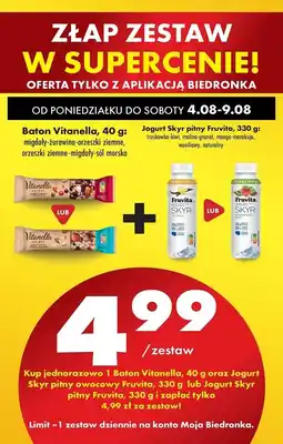 Biedronka Jogurt naturalny Fruvita Skyr oferta
