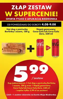 Biedronka Napój Coca-Cola Zero oferta