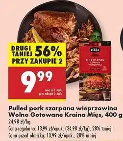 Biedronka Wieprzowina szarpana wolno gotowana Kraina Mięs oferta