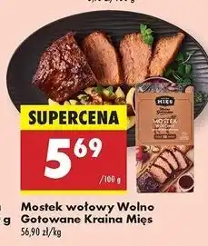 Biedronka Mostek wołowy wolno gotowany Kraina Mięs oferta