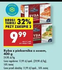 Biedronka Ryba z piekarnika sosem brokułowym Family Fish oferta