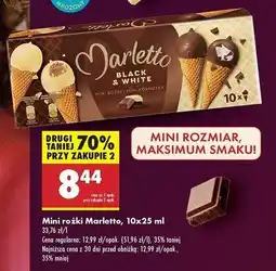 Biedronka Lody mini lody na patyku Marletto oferta