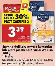 Biedronka Pierś pieczona z kurczaka Kraina Wędlin oferta