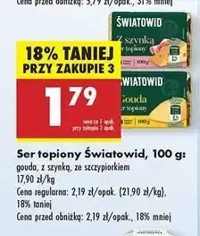 Biedronka Ser ze szczypiorkiem Światowid oferta