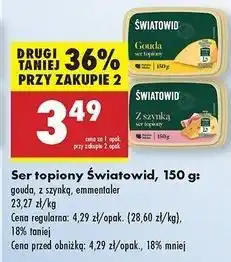 Biedronka Ser topiony emmentaler Światowid oferta