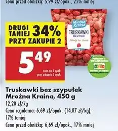 Biedronka Truskawki Mroźna Kraina oferta