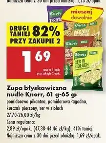 Biedronka Ser w ziołach Knorr Nudle oferta