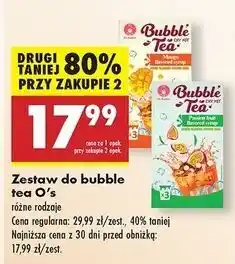 Biedronka Zestaw do bubble tea passion fruit oferta