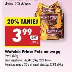 Biedronka Wafelki mini classic Prince Polo oferta