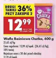 Biedronka Wafle baśniowa chatka kakao-wanilia Twoje Słodkie Chwile oferta