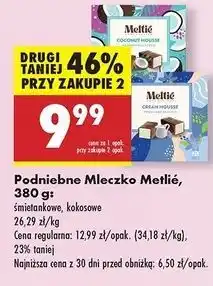 Biedronka Podniebne mleczko kokosowe Meltie oferta