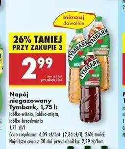 Biedronka Napój jabłko-mięta Tymbark oferta
