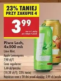 Biedronka Piwo Lech Lime Mint oferta