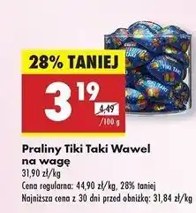Biedronka Czekoladki Wawel Tiki-Taki oferta