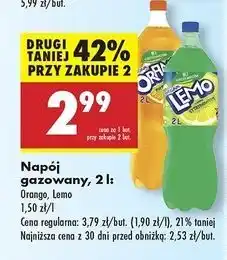 Biedronka Napój pomarańczowy Orango oferta