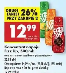 Biedronka Koncentrat napoju pomarańczowy Fizz Up oferta