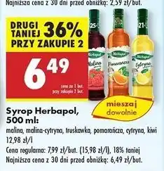 Biedronka Syrop cytryna Herbapol oferta