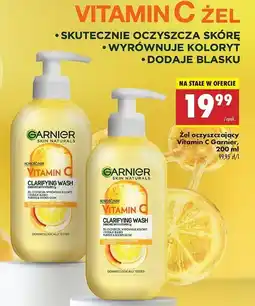 Biedronka Żel do twarzy oczyszczający Garnier Vitamin C oferta