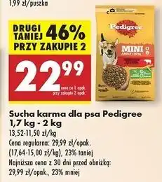 Biedronka Karma dla psa wołowina średnie i duże rasy Pedigree Tender Goodness oferta
