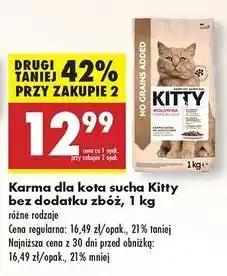 Biedronka Karma sucha dla kota Kitty oferta