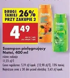 Biedronka Szampon do włosów Natei 7 Herbs oferta