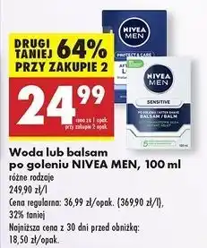 Biedronka Balsam po goleniu łagodzący Nivea Men Sensitive oferta