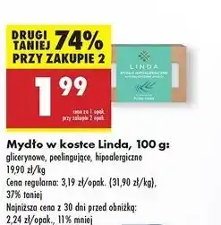 Biedronka Mydło hipoalergiczne do skóry wrażliwej Linda oferta
